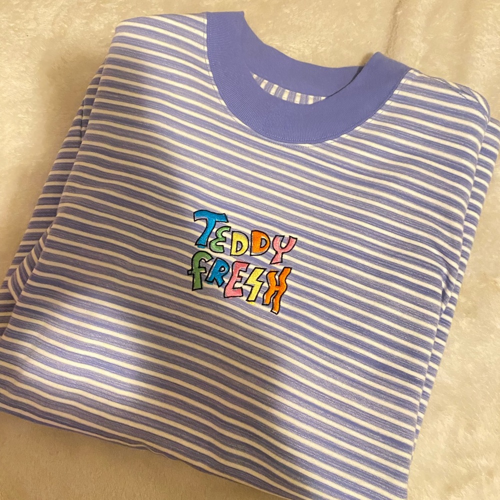 Teddy Fresh Striped Tee Mens